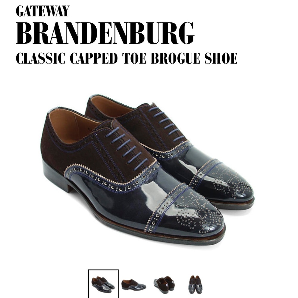 CATEWAY BRANDENBURG
CLASSIC CAPPED TOE BROGUE SHOE